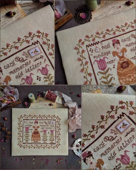 Stitches Through The Years Old Letter Counted Etsy