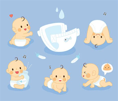 Diaper Illustrations Royalty Free Vector Graphics And Clip Art Istock