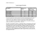 Chm Birtles Lab Pdf Chm Hendrickson Carbon Footprint