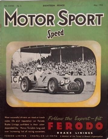 Motorsport Magazines 1952 VFS Videos 1988 2024