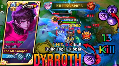 Dyrroth S Epic Moment Hit Kills With Kills Best Build