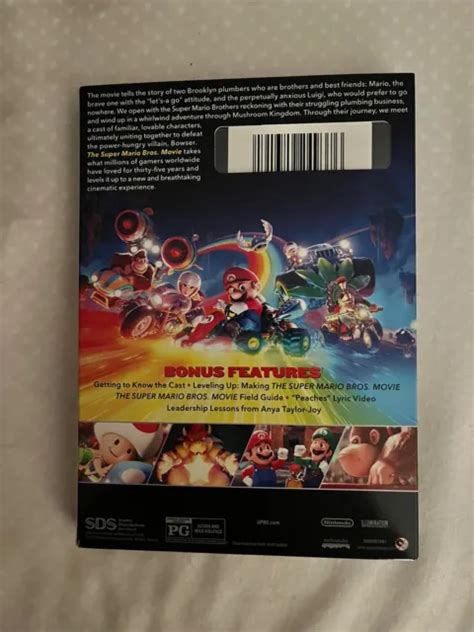 THE SUPER MARIO Bros Movie Power Up Edition DVD Chris Pratt In Mano