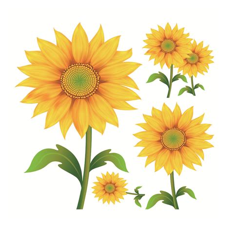 Selfaccessories Sunflower Pattern Removable Easy Apply Home Decoration Ebay