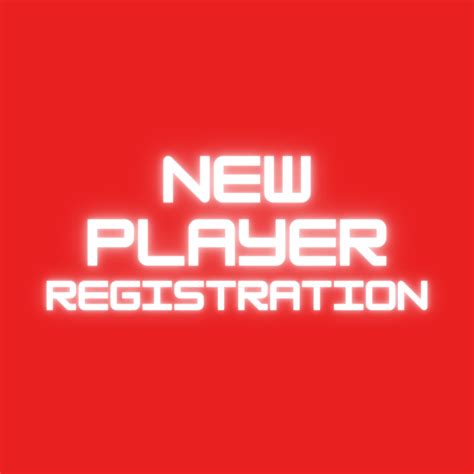 New Player Registration Paypal