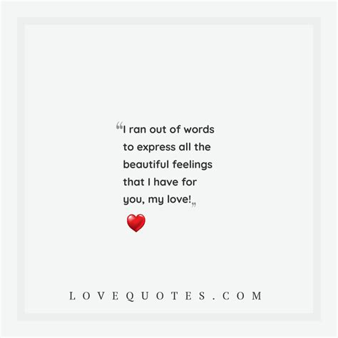 All The Beautiful Feelings Love Quotes