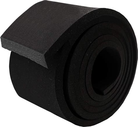 Neoprene Foam Strip Roll By Dualplex 3 Wide X 10 Long X 1 4 Thick