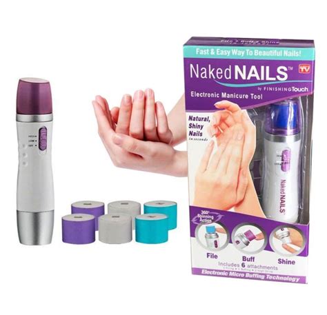 Naked Nails set za brušenje i poliranje noktiju