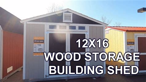 Home Depot Tuff Shed The Sundance Series 12 Ft X 16 Ft Walkaround