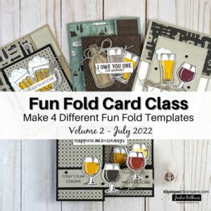 Fun Folds Vol New Card Templates Klompen Stampers