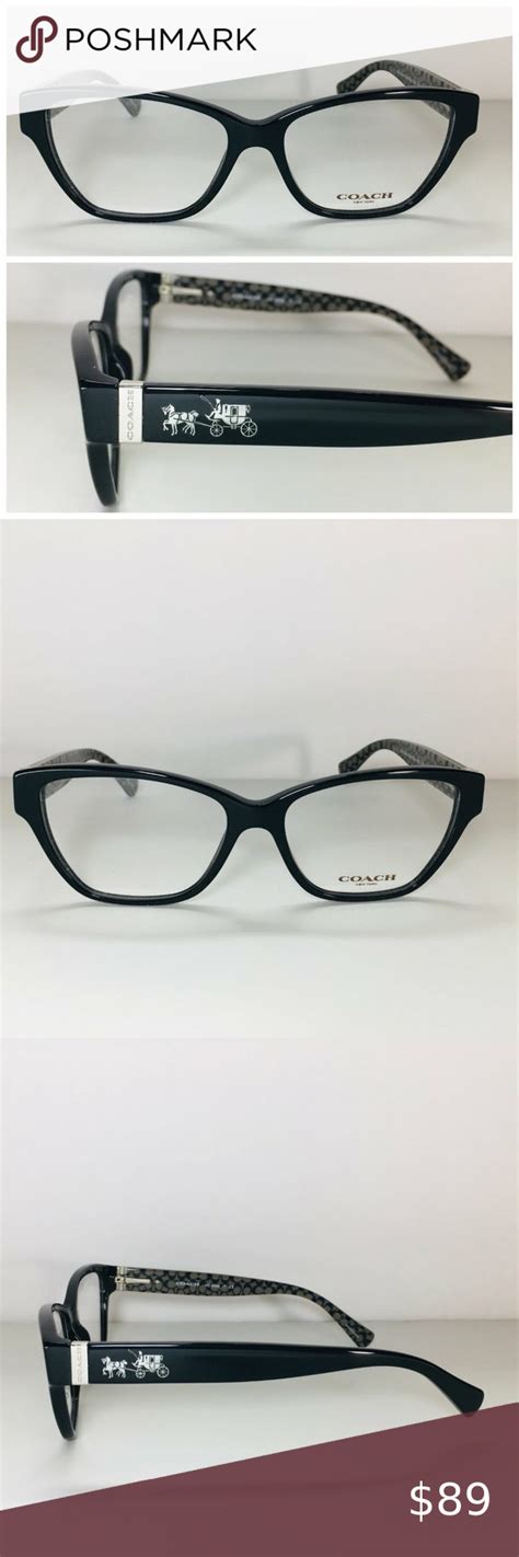 Coach Cat Eye Black Eyeglasses Frames NWOT | Black eyeglasses frames ...