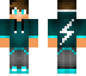 Blue Gamer Boy Skin | Minecraft Skin