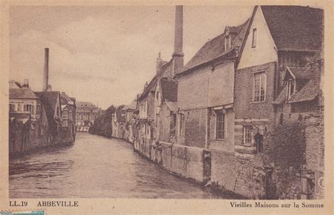 Abbeville Vieilles Maisons Sur La Somme Carte Postale Ancienne Et