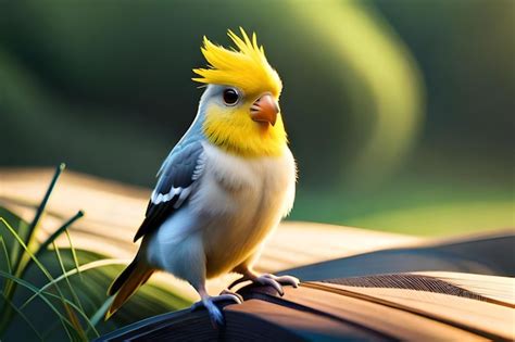 Premium AI Image | a very cute cockatiel bird beautiful bird