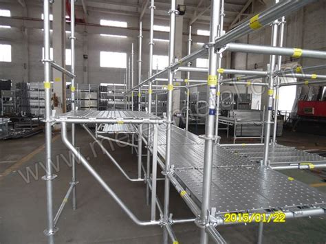 Steel Galvanized Layher Allround Scaffolding Ringlock System Hot DIP Gi Steel Scaffold Disc