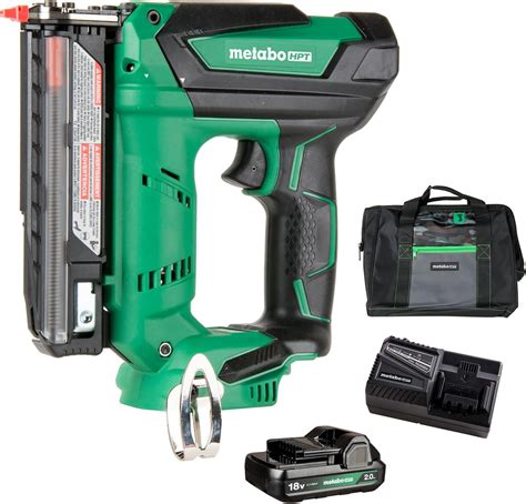 Bundle Of Metabo Hpt Cordless V Multivolt Straight Finish Nailer Kit