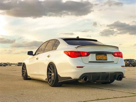 Infiniti Q50 Red Sport Wide Body Kit At Michael Blea Blog