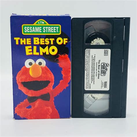 Sesame Street The Best Of Elmo Vhs 1994 In Very Depop