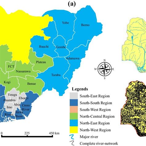 Map Of Nigeria Showing Different Geolocations Alongside The River Download Scientific Diagram