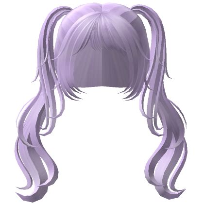 Thin Wavy Anime Ponytails Purple S Code Price Rblxtrade