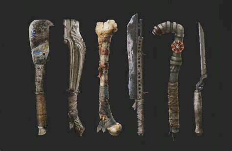 Some More Concept Art Of The Weapons We Will Be Able To Craft In Dying