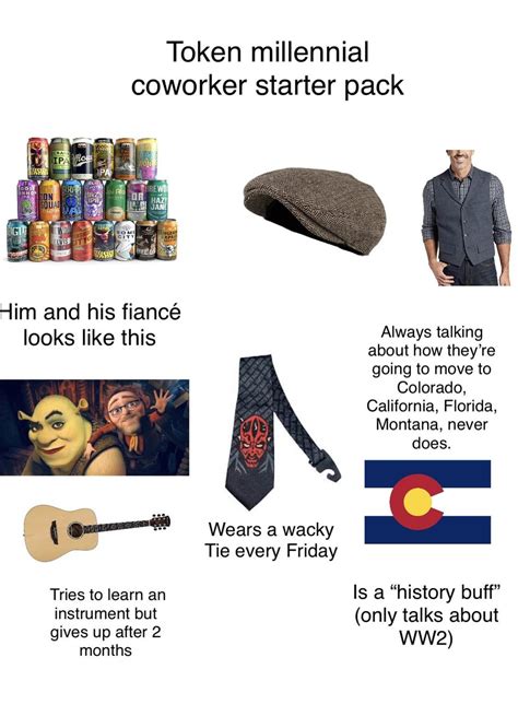 The Millennial Starterpack Rstarterpacks