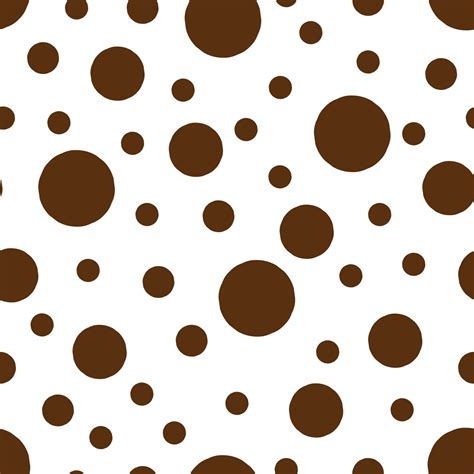 Download Classic Brown Polka Dot Pattern On Wallpaper Wallpaper