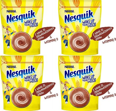 Kakao Rozpuszczalne Nestle Nesquik 400g X4 ERLI Pl