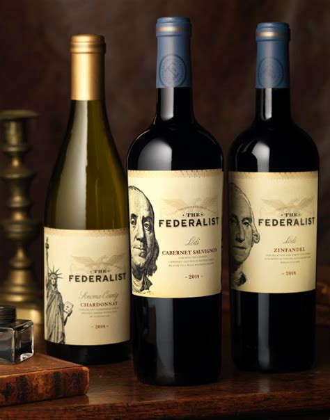 CF Napa Brand Design - The Federalist Wine Packaging Design & Logo