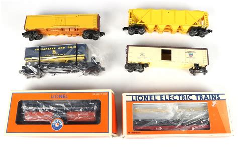 Lot Detail LIONEL O GAUGE MODEL TRAIN CAR LOT OF 6