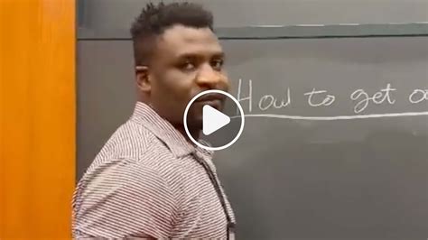 Francis Ngannou Nargue Compl Tement Dana White En Vid O Arts Martiaux