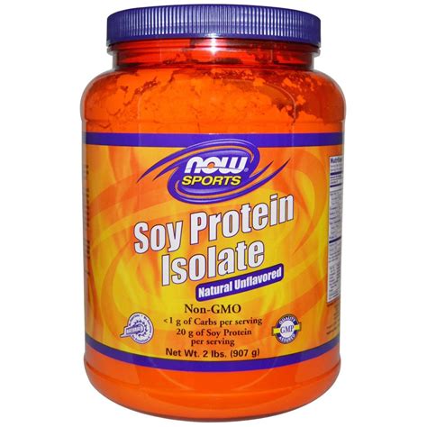 Now Foods Soy Protein Isolate Non Gmo Unflavored Lbs Pack