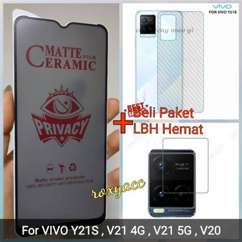 Jual Tempered Glass Spy Matte Ceramic V G G V Y S Anti Gores