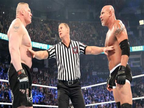 WWE Rumour: Goldberg Vs Brock Lesnar rematch happening at Wrestlemania ...