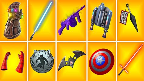 Evolution Of All Mythic Weapons Items Fortnite Chapter Chapter