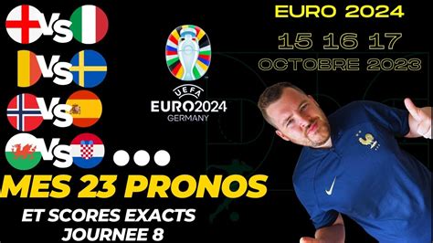 Predictions Pronostics Foot Et Scores Exacts Qualifiers Euro 2024 Les