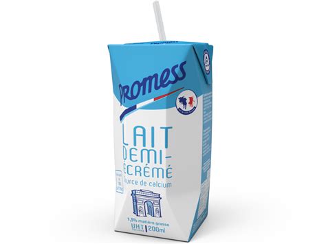 Semi Skimmed Milk Brick 250 Ml Groupe Lactunion