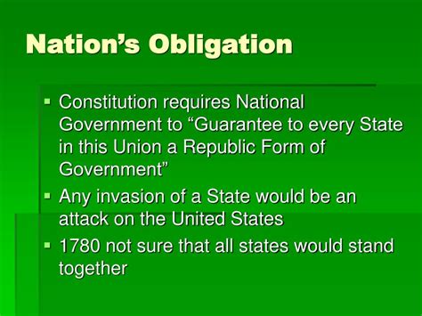 Ppt National Government And The 50 States Powerpoint Presentation