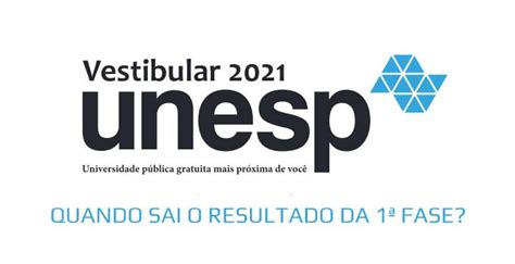 Quando sai o resultado da 1ª fase do vestibular Unesp 2021 sejabixo