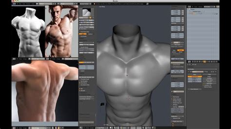 Sculpting A Male Human Bust In Blender Beginner Tutorial Youtube