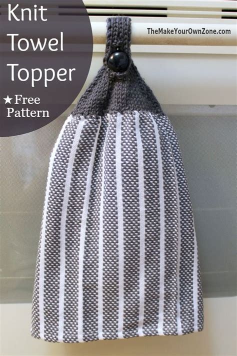 Free Knitting Pattern Knit These Quick And Inexpensive Towel Toppers