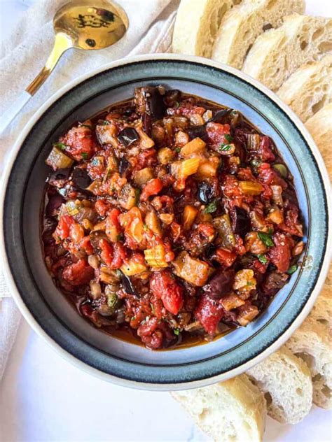 Caponata Di Melanzane Eggplant Caponata