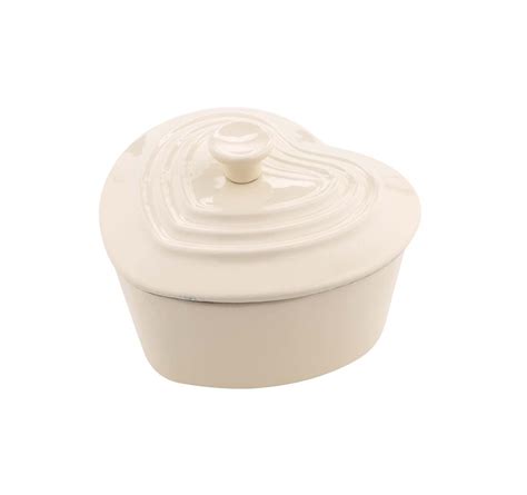 This Mini Heart Shaped Casserole Dish Is Perfect For Serving Individual Portions To Your Loved