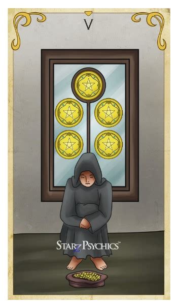 Tarot Card Of The Day Five Of Pentacles