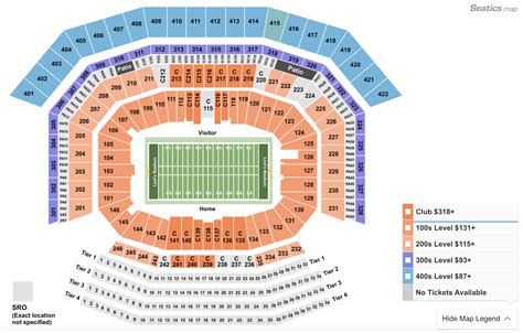 Levi S Stadium Seating Chart With Row Numbers | Cabinets Matttroy