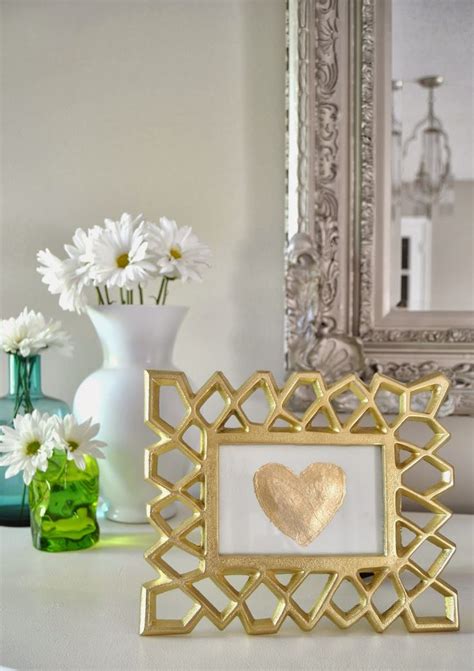 LiveLoveDIY DIY Gold Leaf Art Gold Leaf Art Gold Diy Leaf Art Diy