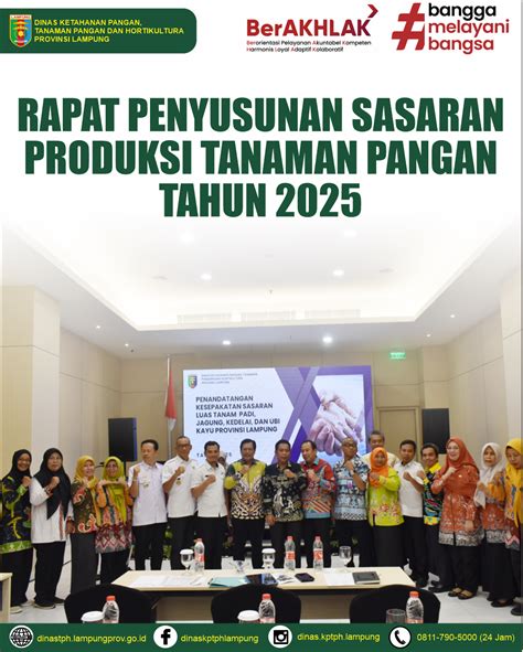 Rapat Penyusunan Sasaran Produksi Tanaman Pangan Tahun 2025 Dinas