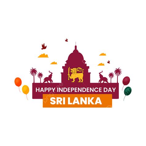 Hari Kemerdekaan Sri Lanka Selamat Hari Bangsa Srilanka Negara Png