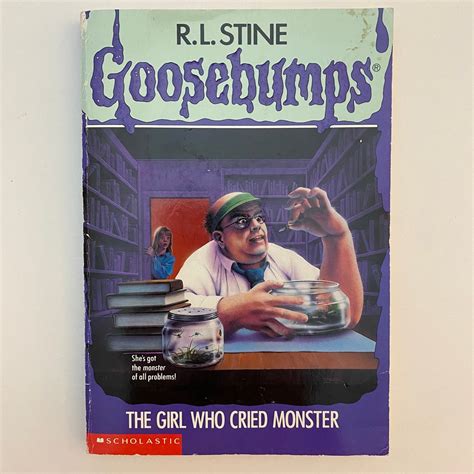 Goosebumps The Girl Who Cried Monster Paperback Book By Rl Stine Etsy