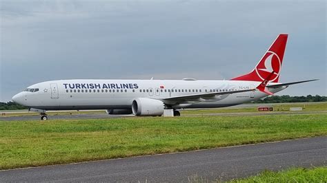 TC LYD Boeing 737 9 MAX Turkish Airlines MAN EGCC 29 07 Flickr