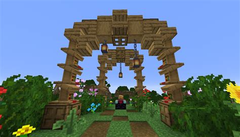 🌟building Tip🌟 Lecturns Make Great Magical Archways Rminecraft